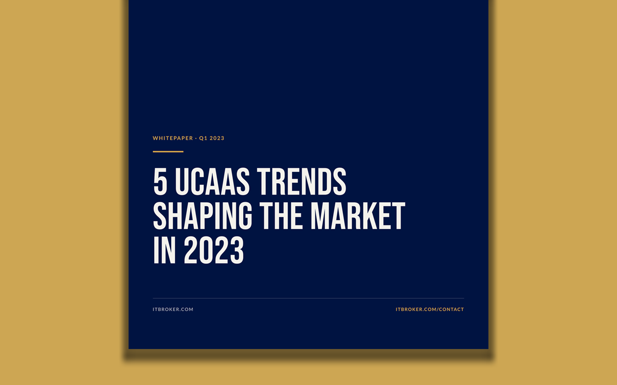 Cover of the whitepaper 5 UCaaS Trends Shaping the Market in 2023