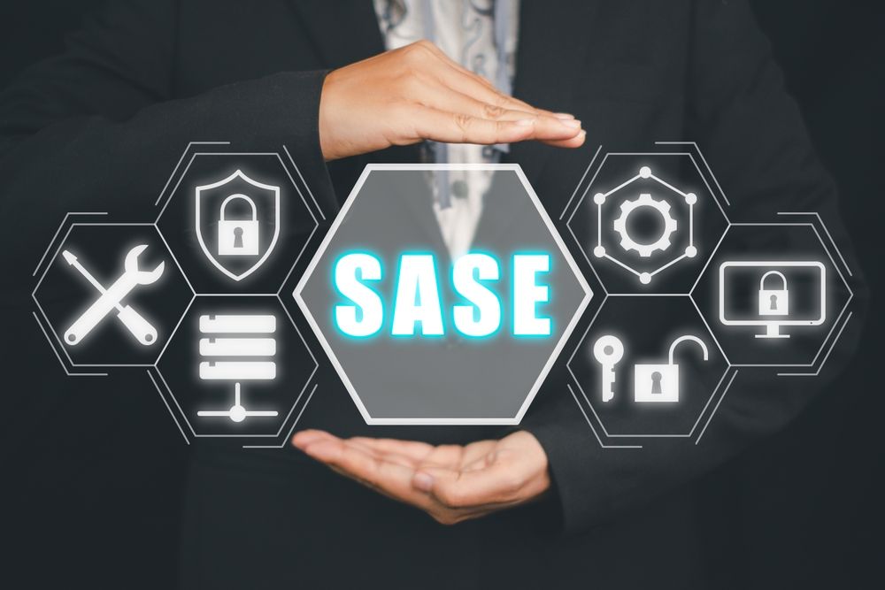 Person representing SASE, a cloud-based network security solution for businesses of all sizes.