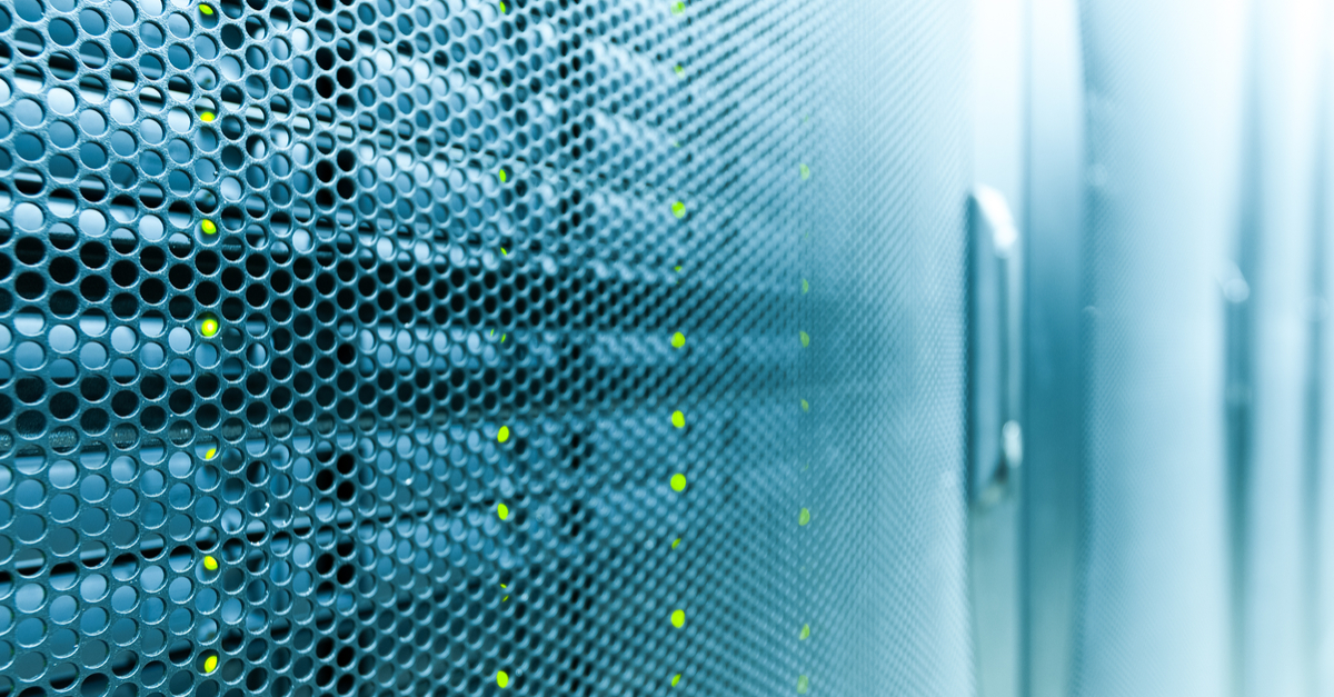 A row of servers lined up in a data center, showcasing organized technology infrastructure.