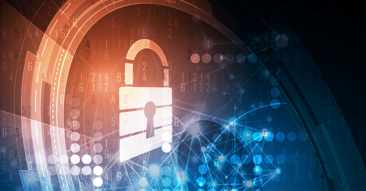 Visual representation of digital security, highlighting a padlock and data streams, emphasizing data protection online.