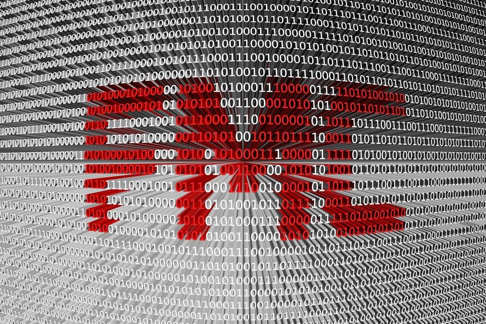 Binary code representation of the Fixed-Mobile Convergence logo, illustrating a modern, tech-inspired design.