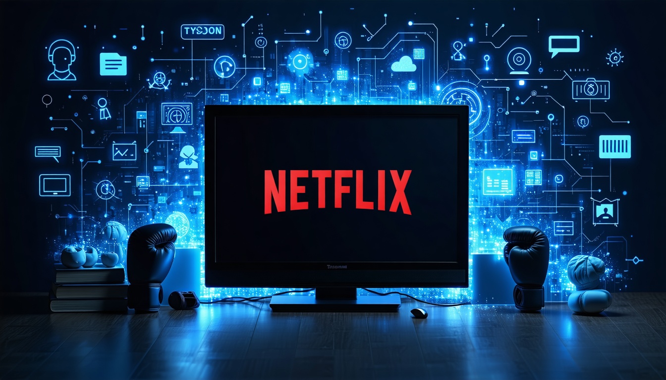 A graphic featuring the Netflix logo, highlighting its status as the leading streaming service globally.