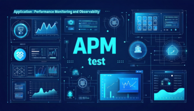 llustration showing applications performance management concepts.