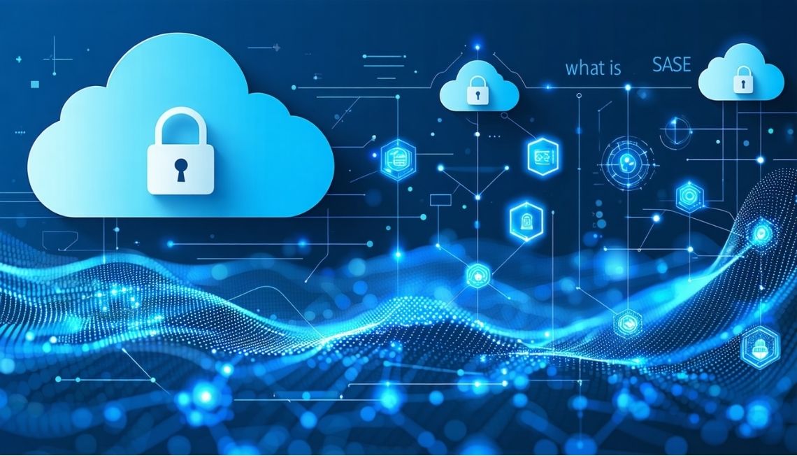 Graphic showing cloud security themes and their significance for the future of internet technology.