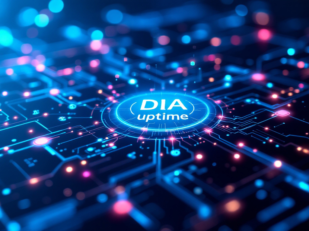  Visual representation of Dedicated internet access, emphasizing enhanced uptime capabilities.