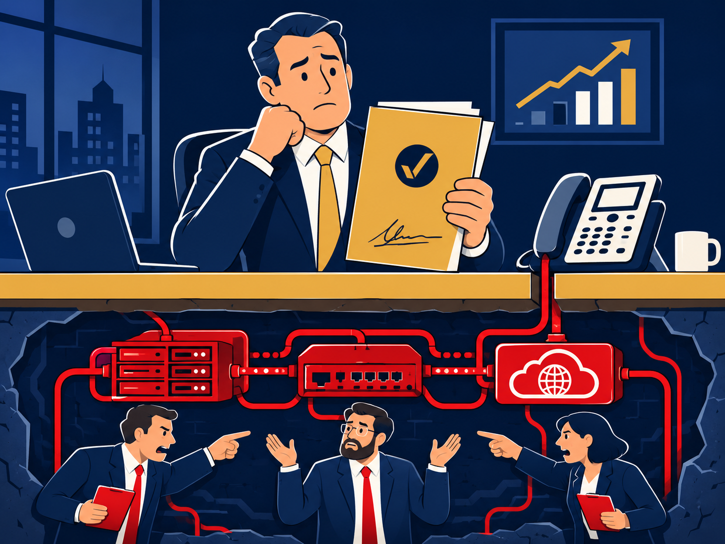 The Company Actually Running Your Teams Calls Isn't the One You Signed With.