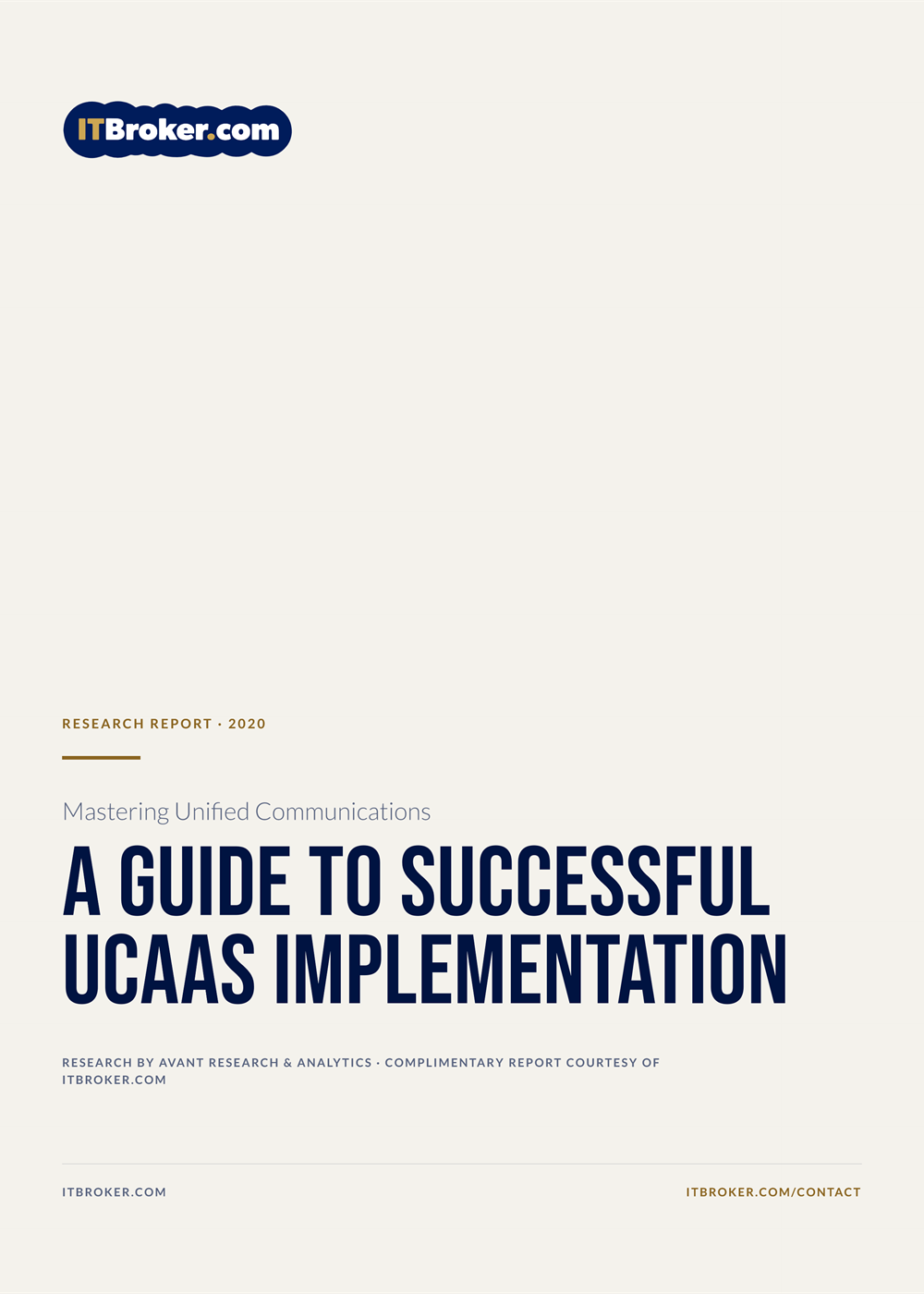 A Guide to Successful UCaaS Implementation cover