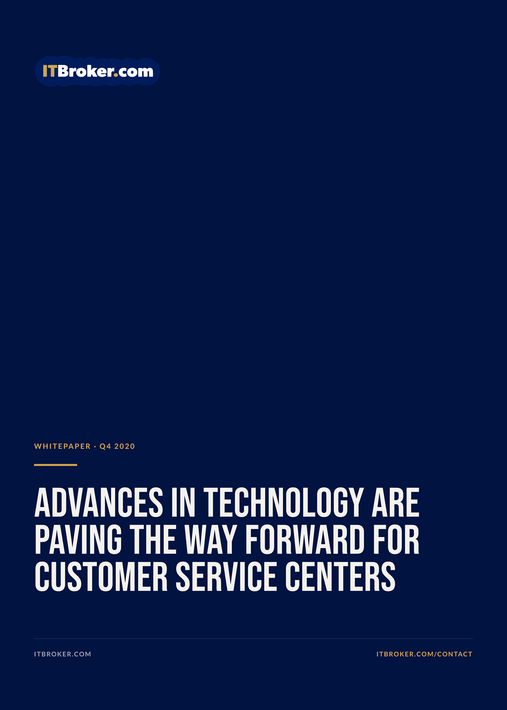 Advances in Technology That Are Transforming Customer Service Centers cover