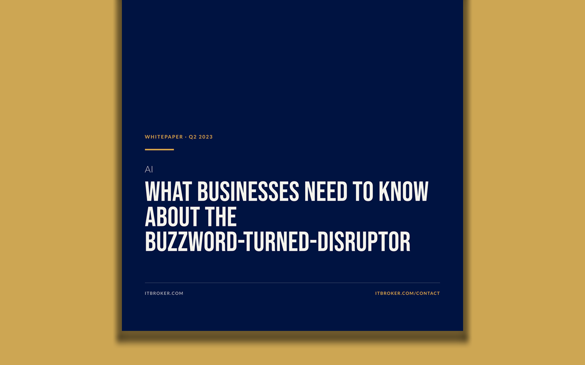 Cover of the whitepaper What Businesses Need To Know About the Buzzword-Turned-Disruptor