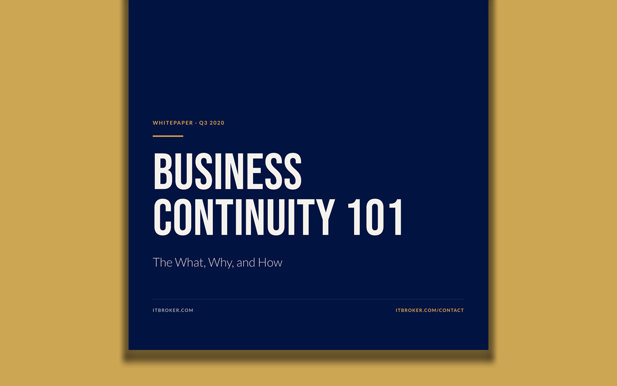 Cover of the whitepaper Business Continuity 101: The What, Why, and How