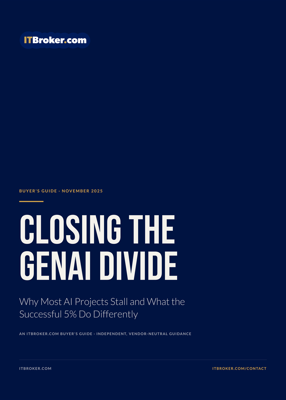 Closing the GenAI Divide cover