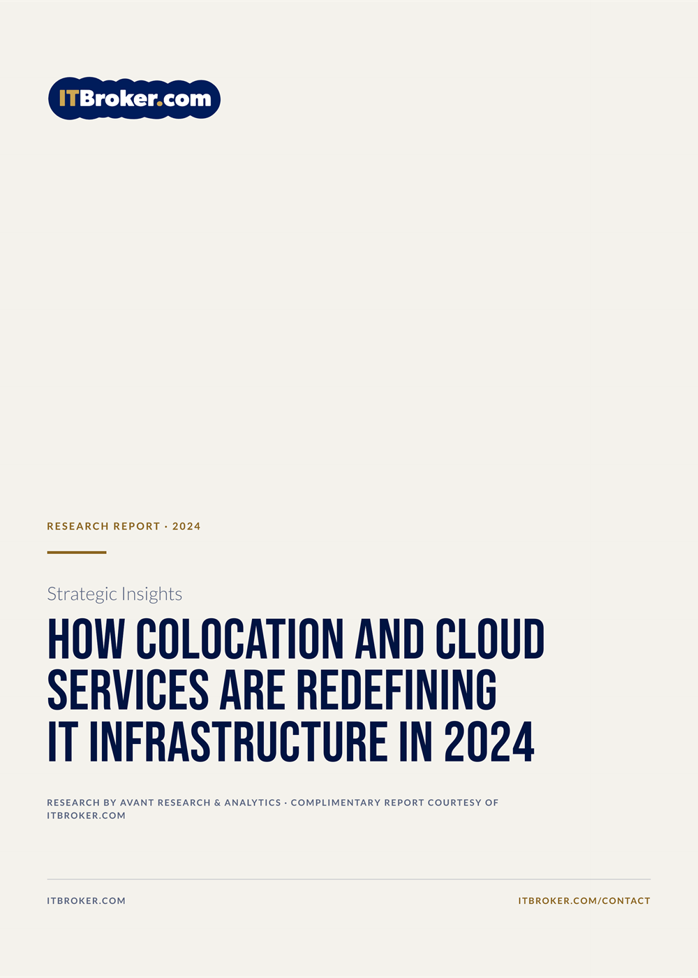 Colocation & Cloud Redefining IT in 2024 cover