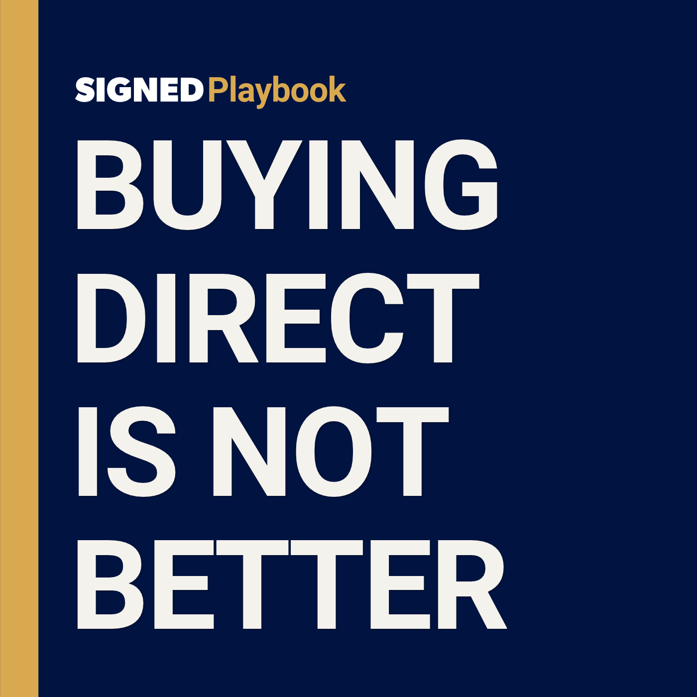Playbook: CSPs episode cover art for Signed, ITBroker.com's podcast.