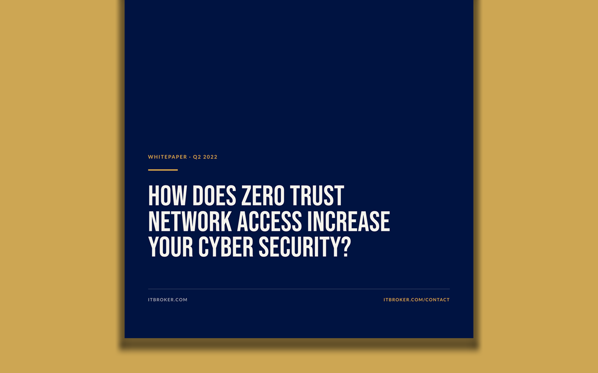 Cover of the whitepaper How Does Zero Trust Network Access Increase Your Cybersecurity?