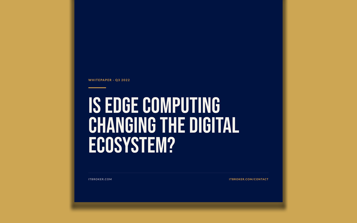 Cover of the whitepaper Is Edge Computing Changing the Digital Ecosystem?