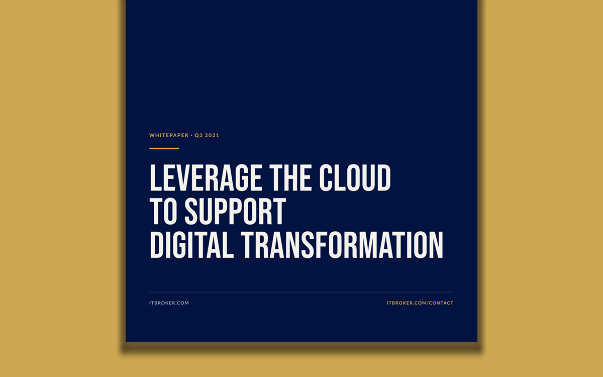 Cover of the whitepaper Leverage the Cloud to Support Digital Transformation