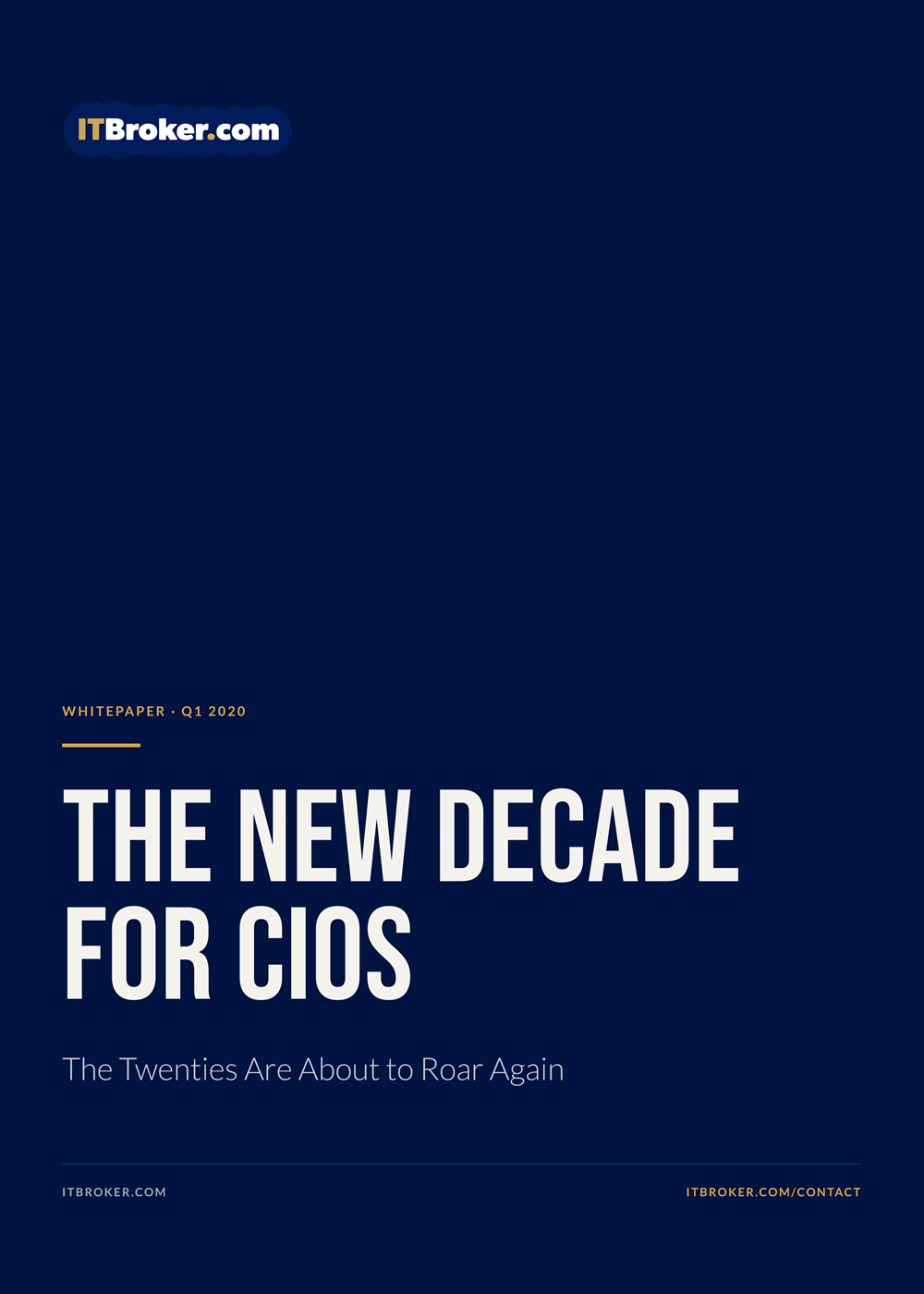 The New Decade for CIOs: The Twenties Are About to Roar Again cover